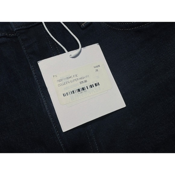 NWT PISTOLA Jeans Colleen High Rise Slim Boot Stretch Dark Wash Blue Women 28x33 - Picture 3 of 14